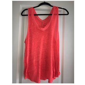 Pink, free people tank top!